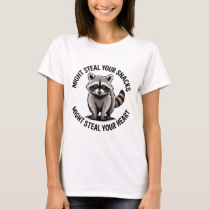 Könnte deine Snacks stehlen – Lustiger Waschbär T-Shirt