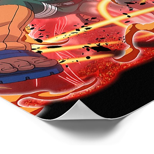 Könnte der rote Drache Typ haben? Poster (Ecke)