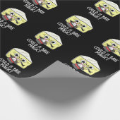 Könnte es Brie Magic Funny Cheese Pun Dark BG Geschenkpapier (Ecke)