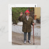 Könnte es Onkel Ho sein? Postkarte (Vorne/Hinten)