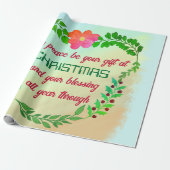 KÖNNTE FRIEDEN SEIN, DASS IHR GESCHENK BEI CHRISTM GESCHENKPAPIER (Ungerollt)