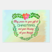 KÖNNTE FRIEDEN SEIN, DASS IHR GESCHENK BEI CHRISTM GESCHENKPAPIER SET (Vorderseite 2)