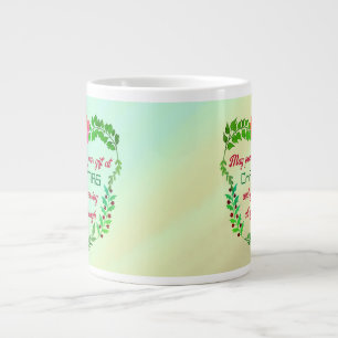 KÖNNTE FRIEDEN SEIN, DASS IHR GESCHENK BEI CHRISTM Jumbo-Tasse