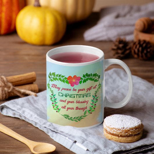 KÖNNTE FRIEDEN SEIN, DASS IHR GESCHENK BEI CHRISTM KAFFEETASSE