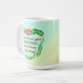 KÖNNTE FRIEDEN SEIN, DASS IHR GESCHENK BEI CHRISTM KAFFEETASSE (Vorderseite Links)