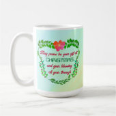 KÖNNTE FRIEDEN SEIN, DASS IHR GESCHENK BEI CHRISTM KAFFEETASSE (Links)