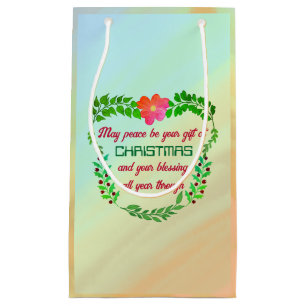 KÖNNTE FRIEDEN SEIN, DASS IHR GESCHENK BEI CHRISTM KLEINE GESCHENKTÜTE