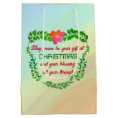 KÖNNTE FRIEDEN SEIN, DASS IHR GESCHENK BEI CHRISTM MITTLERE GESCHENKTÜTE (Rückseite)