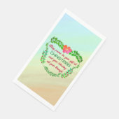 KÖNNTE FRIEDEN SEIN, DASS IHR GESCHENK BEI CHRISTM SERVIETTE (Ecke)