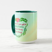 KÖNNTE FRIEDEN SEIN, DASS IHR GESCHENK BEI CHRISTM TASSE (Vorderseite Links)