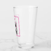 Könnte Wasser sein. Vielleicht gin. Pink. Personal Glas (Links)