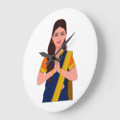 Könnten Sie klären, was Sie mit "Uhrentitel" gemei Große Wanduhr (Winkel)