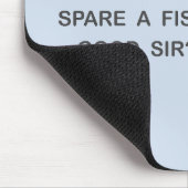 Könntest du einen Fisch verbringen, Sir? Mousepad (Ecke)