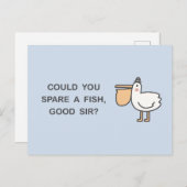 Könntest du einen Fisch verbringen, Sir? Postkarte (Vorne/Hinten)