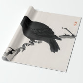 Kōno Bairei Crow Geschenkpapier (Ungerollt)