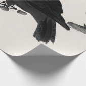 Kōno Bairei Crow Geschenkpapier (Ecke)