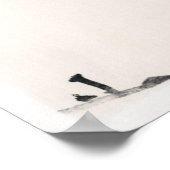 Kōno Bairei Crow Poster (Ecke)