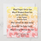 Kono Hibiskus Tropical Einladungen (Rückseite)