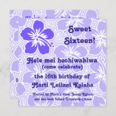 Kono Hibiskus Tropical Einladungen (Vorne/Hinten)