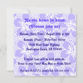 Kono Hibiskus Tropical Einladungen (Rückseite)