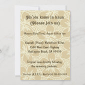 Kono Hibiskus Tropical Einladungen (Rückseite)