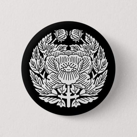 Konoe-Peony Button (Vorderseite)