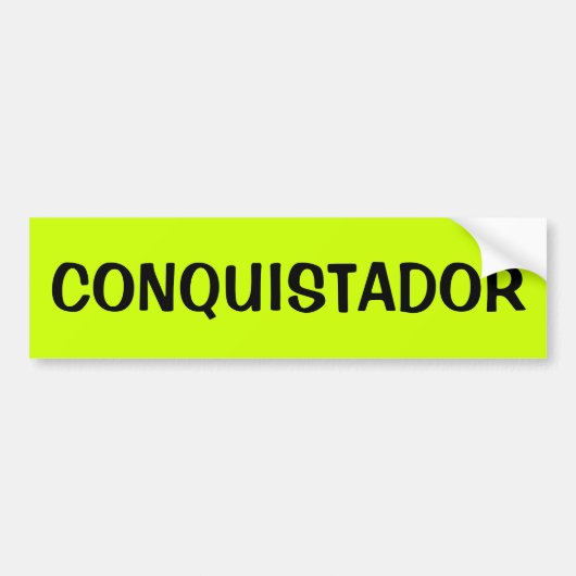 KONQUISTADOR AUTOAUFKLEBER (Vorne)