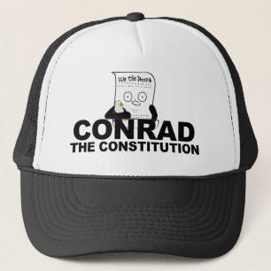 Konrad der Konstitutions-Fernlastfahrer-Hut Truckerkappe