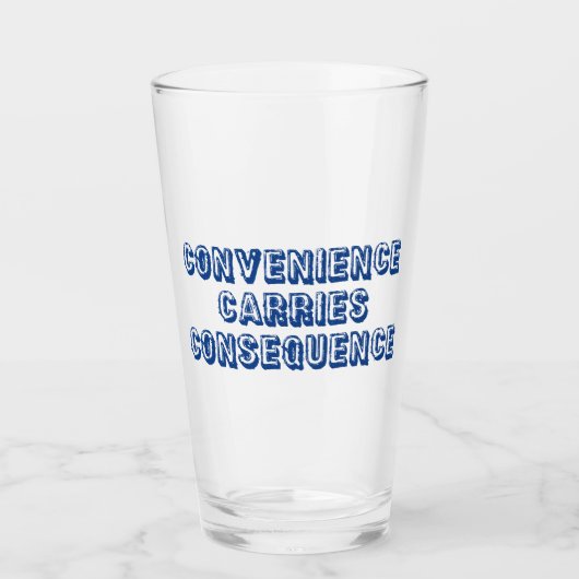 Konsequenz Glas (Vorderseite)