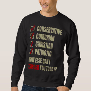 Konservativ-Christlich-Patriotisch Komorisch Sweatshirt