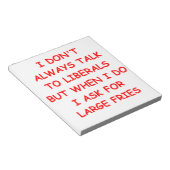 konservativ notizblock (angewinkelt)