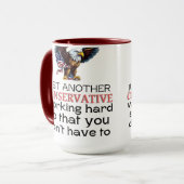 Konservativ, republikanisch lustig Wahlen 2024 Tasse (Vorderseite Links)