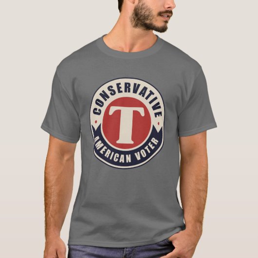 Konservative Amerikaner T-Shirt (Vorderseite)