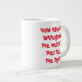 Konservative Anti-Leftist Mainstream Media Bias Jumbo-Tasse (Vorderseite Rechts)