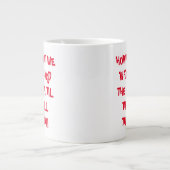 Konservative Anti-Leftist Mainstream Media Bias Jumbo-Tasse (Vorderseite)