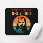 Konservative Christlich Resist Tyrants Obey God An Mousepad (Mit Mouse)