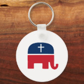 Konservative Christlich Schlüsselanhänger (Vorderseite)