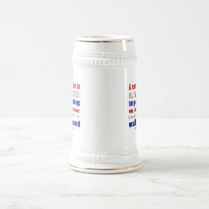Konservative definiert von FDR Bierglas