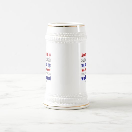 Konservative definiert von FDR Bierglas (Mittel)