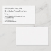 Konservative, einfache und bescheidene Visitenkart Visitenkarte (Vorne/Hinten)