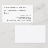 Konservative, einfache und neutrale Visitenkarte (Vorne/Hinten)