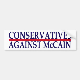 Konservative gegen McCain Autoaufkleber