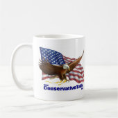 Konservative Gesprächs-Kaffee-Tasse Kaffeetasse (Links)