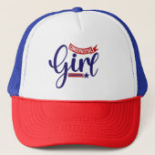 Konservative Girl Truckerkappe (Vorderseite)