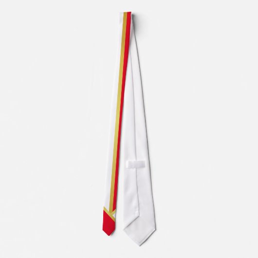 Konservative Gold Red White Krawatte (Rückseite)