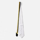 Konservative Gold Schwarz-weiß Krawatte (Rückseite)