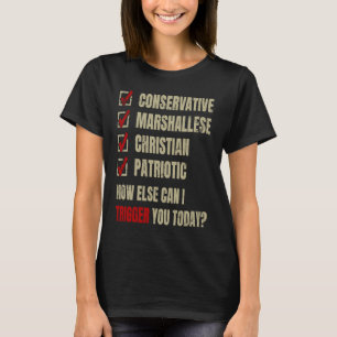 Konservative Marshallese Christlich Patriotic T-Shirt