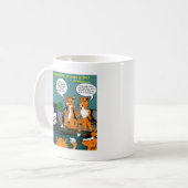 Konservative News Funny Cartoon Kaffeetasse (Vorderseite Links)