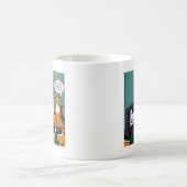 Konservative News Funny Cartoon Kaffeetasse (Mittel)