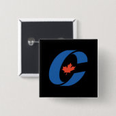 Konservative Party-Logo-Alternative Button (Vorne & Hinten)